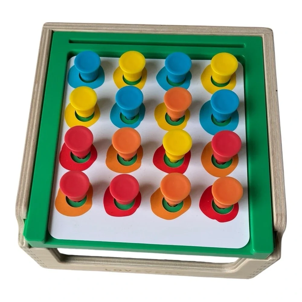 Lovevery Match & Tap Box Toy Investigator Play Kit Hammer Montessori Toddler